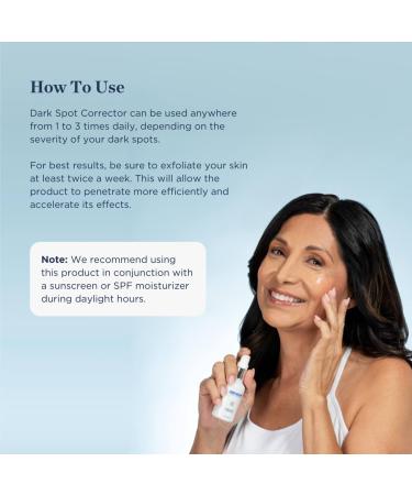 Dark Spot Corrector Gel - Brighten & Even Skin Tone | Reduce Age & Sun Spots with Vitamin C & Niacinamide - Buy Online on GoSupps.com