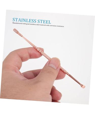 Spiral Ear Spoon - Dual Use Portable Ear Wax Cleaner | Reusable Outdoor Ear Picker | Compact Rose Gold 13x0.5CM - Buy Online on GoSupps.com