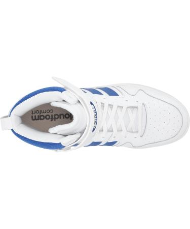 adidas Men's Postmove Mid Basketball Shoe 9.5 - White/Team Royal Blue/Grey - Buy Online on GoSupps.com