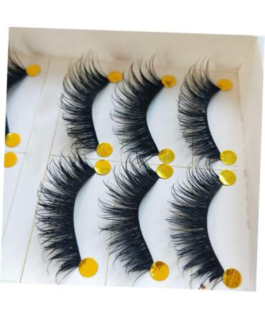 minkissy 5 Pairs False Eyelashes Natural False Magnetic Eyelashes Fake Eyelashes Pestanas Postizas Naturales False Lashes Lashes Natural Eyelashes Extend 3D Dense - Buy Online on GoSupps.com