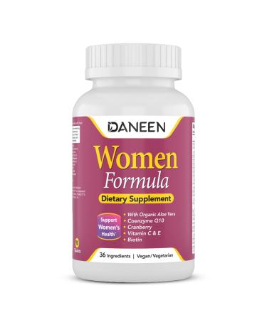 DANEEN Daily Multivitamin for Women - 36 Essential Ingredients - 90 Tablets - Vitamins for Women Multivitamin for Overall Wellness