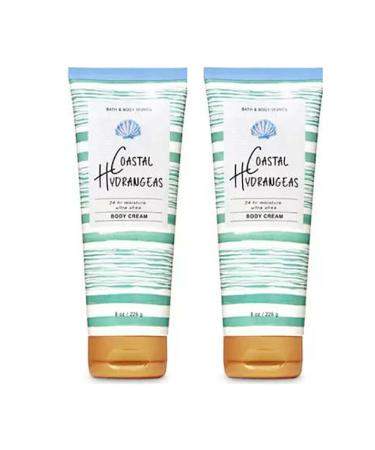Bath and Body Works Coastal Hudrangeas 2 Pack Ultra Shea Body Cream 8 Oz. (Coastal Hudrangeas) - Buy Online on GoSupps.com
