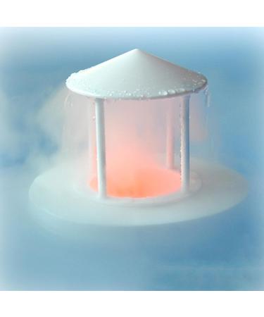 mayDONG Floating Mist Dispenser Ultrasonic Humidifier GeneratorsNebulizer Water Fountain Mist Maker For Mini Pool Pond FishTanks White - Buy Online on GoSupps.com