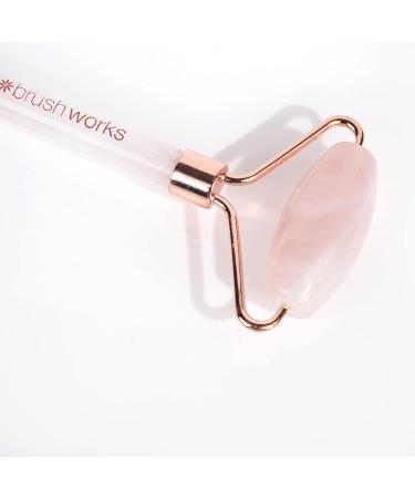 Buy Brushworks Brazilian Rose Quartz Stone Roller | Best Facial Massage Tool | International Shipping Available - Buy Online on GoSupps.com