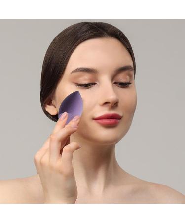 12 Make Up Sponges Blending Makeup Sponge Set - Latex-Free Beauty Sponge Wet & Dry Use Powder Puff Soft And Elastic Powder Puff For Women Girlfriend Mother Wife Purple - Buy Online on GoSupps.com