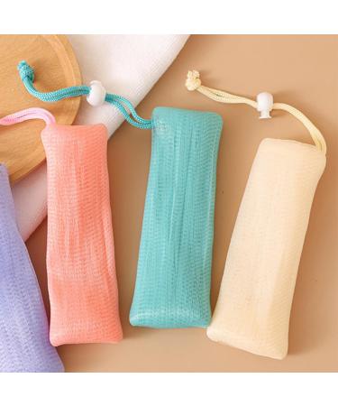 FRCOLOR 6 Pcs Soap Bags - Foam Net Shower & Bath Soap Sleeves Assorted Colors | Eco-Friendly Soap Saving Solutions - Buy Online on GoSupps.com