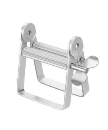 ONEBOOM Toothpaste Squeezer Stainless Steel Toothpaste Dispenser Rollers Metal Toothpaste Holder to Reduce Waste Universal Tube Squeezer for Paint Hand Cream Ketchup and Cosmetic Tube