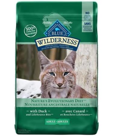 Blue Buffalo Wilderness High Protein Grain Free Natural Dry Cat Food Duck 4.9kg Large Bag Duck