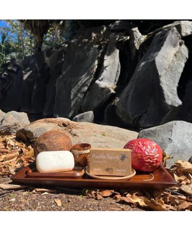 Pacific Spirit Curly Hair Shampoo Bar with Coconut Oil & Passion Fruit - Moisturizing, Texturizing, Zero Waste, Vegan - 3.53 oz (Tropical Scent) - Buy Online on GoSupps.com