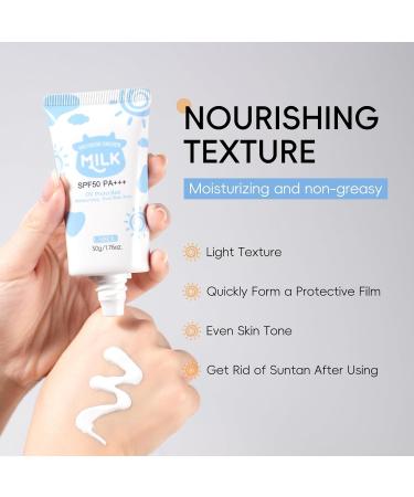 LAIKOU Sakura sunscreen face 2 x 50 ml milk - Buy Online on GoSupps.com