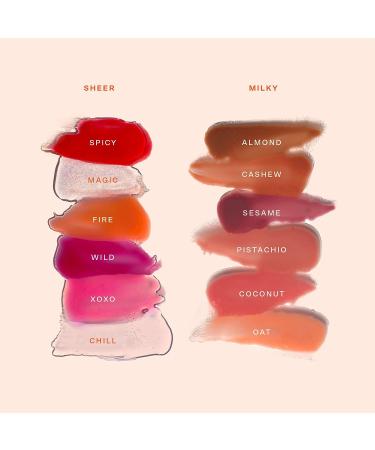 Tower 28 ShineOn Almond Milky Lip Jelly - Vegan Lip Gloss | Moisturizing Formula with Apricot & Raspberry Seed Oil | Clean & Cruelty-Free - Buy Online on GoSupps.com