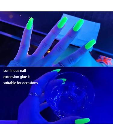 Nail extension gel luminous nail gel nail luminous extension liquid 15ml painless paper-free crystal phototherapy glue nail extension glue - Buy Online on GoSupps.com