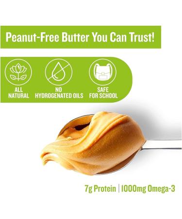 WOWBUTTER Crunchy Toasted Soya Spread - Tastes Like Peanut Butter - Nut-Free Vegan Gluten Free Halal & Kosher Protein Spread - 7g Plant Protein 1000mg Omega-3 per Serving All-Natural (1) - Buy Online on GoSupps.com