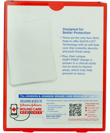 Band-Aid Non-Stick Pads Large 3x4, 10 ea (Pack of 2) | 20-Count First Aid Pads - Large Size - Buy Online on GoSupps.com