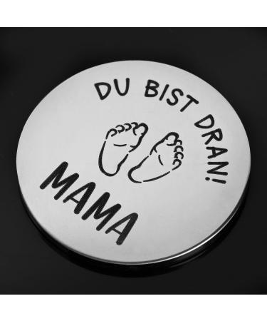 Pregnancy Gift Decision Coin | Unique Baby Birth Gift for Expectant Mothers & Fathers | Perfect for New Dad Mom & Baptism Gifts - Buy Online on GoSupps.com