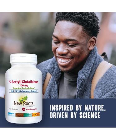 Buy NEW ROOTS HERBAL S-Acetyl-Glutathione 100mg | Boost Immunity & Healthy Aging | 60 Veg Caps - Fast International Shipping - Buy Online on GoSupps.com