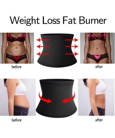 Back Support Back Brace Lumbar Support Cincher Corset Sweat Belt Tummy Control Sauna Workout Weight Loss Girdle Shaper Back Support Belt(Medium) Medium Black - Buy Online on GoSupps.com