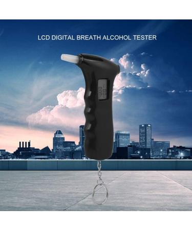 Professional Mini Alcohol Tester - LCD Display Portable Fast & Accurate Results | Includes 5 Mouthpieces - Buy Online on GoSupps.com