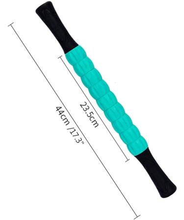 Vandove Massage Roller Stick - Ultra-Portable Muscle Roller with 2 Massage Balls for Trigger-Point Fascia Relief - Ideal for Beginners - Green - Buy Online on GoSupps.com