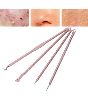 4 pieces of blackhead remover kit comedone squeezer pimples.