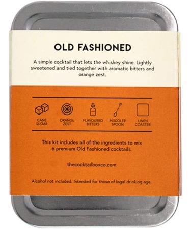Old Fashioned Cocktail Kit - Premium Travel Mixology Set with Muddler, Sugar Cubes, and Bitters | The Cocktail Box Co. Old Fashioned Bar Kit - Buy Online on GoSupps.com