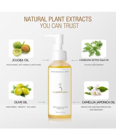 TENDER FLOWER Stretch Mark Oil 110ml | Pregnancy Body Oil & Moisturizing Serum for Dry Skin | True Belly Serum for Softening & Tender Care - Buy Online on GoSupps.com