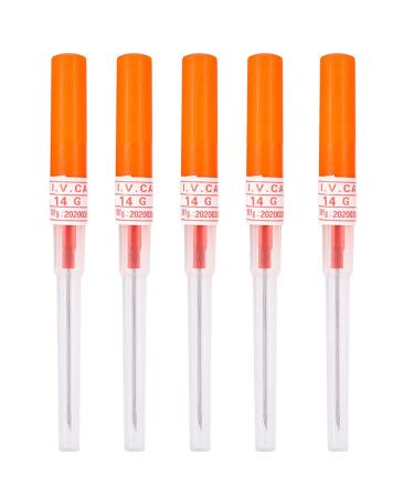 Piercing Needles,5PCS 14G IV Catheter Needles Kit Piercing for IV Start Kits,Ear Nose Piercing Needles Supply(14G) - Buy Online on GoSupps.com