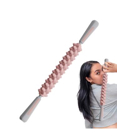 Zestvria body massage bars massage tab muscle roller massage device for relaxation neck massage tab sports lover multi-purpose rolls for yoga gym travel schools rosa