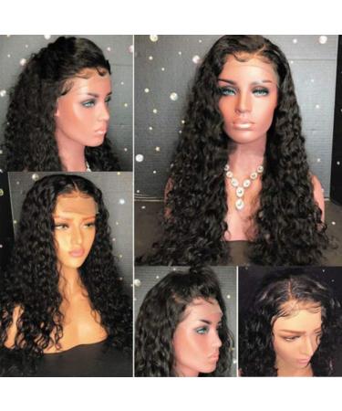 20-Inch Curly Lace Front Wig - Real Brazilian Hair 130% Density Perfect for Black Women - Buy Online on GoSupps.com