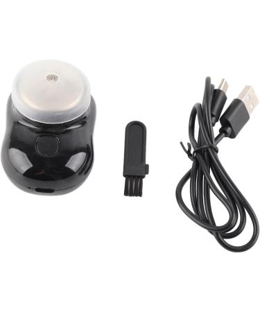 Electric Beard Trimmer - Mini Size Automatic Hair Cutter with Double Ring Blade | Home Grooming Tool (Black - Buy Online on GoSupps.com