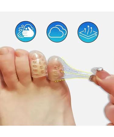 Clear Gel Toe Caps - Breathable Silicone Anti-Friction Toe Protectors (10 Pack) - Buy Online on GoSupps.com