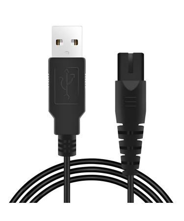 Charger for Nicwell Water Flosser Charger Cord USB Charging Cable for Fairywill Aquasonic Nicefeel Cremax MOSPRO Zerhunt Initio Waterfloss Oralfree McNaval Tovendor Hangsun Water Flosser Charger.Black