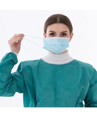 Cherish Mundsprung Medical Masks - EN 14683 Certified Blue One-Way Face Masks (50 Pack) for Optimal Protection - Buy Online on GoSupps.com