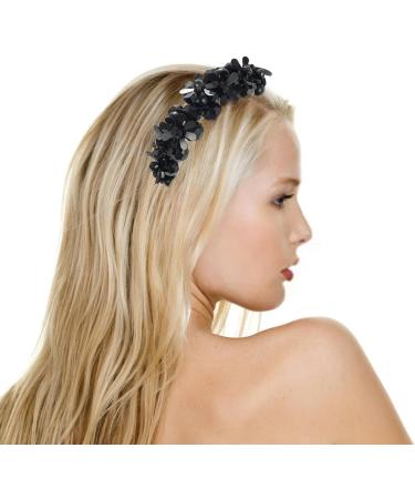 scicent Hairband Black Headband for Women Fashion Hair Band for Makeup Vintage Rhinestone Head Band for Girls Party Wedding Hair Accessories for Women Fashion Head Hoops for Daily Wearing - 27819 - Buy Online on GoSupps.com