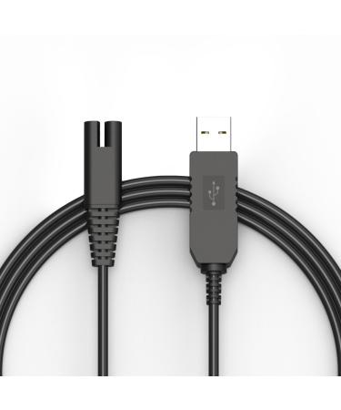 Water Flosser Travel USB Charging Cable for Waterpik WP360 WP462 WP462W WP450 WP468 WP360W WP450W WF-13 WF-10 WP-100 Series Cordless Pearl Water Tooth Flosser Replacement Cord 3V 100mA 4.9FT/ 1.5M