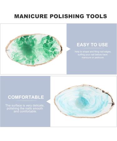 ULTECHNOVO Lot de 2 Palettes Annulaires en R sine pour Nail Art Plateau M langeur de Vernis Ongles Bleu et Vert Outils de Manucure Pratiques pour Salon et Usage Personnel Porte-vernis - Buy Online on GoSupps.com