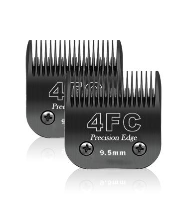 4F replacement knife for the fur care of dogs compatible with Heiniger/Moser Max45/Andis/Oster A5/choice 10 km series clipper for dogs size 4f 3/8 inch (9.5 mm) cutting length 2 units 4F-9.5 mm (2 sets) - Buy Online on GoSupps.com