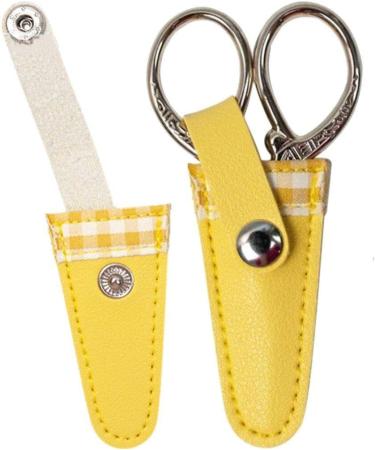 4pcs Leather Scissors Covers Colorful Lattice Scissors Caps Pointed Nipper Sheath Beauty Tool Supplies for Embroidery - Buy Online on GoSupps.com
