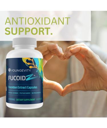 Youngevity FucoidZ - Pure Organic Maritech Fucoidan Extract & Cofactors (Vitamin C Zinc Elderberry + Botanical Blend) - Immune Support - Super Antioxidant - 60 Capsules - Buy Online on GoSupps.com