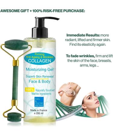 Collagen Gel 200ml - Youth-Renew Moisturizing Gel for Eye Contour, Face, and Body - Buy Online on GoSupps.com