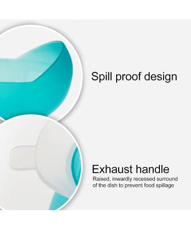 Spillproof Elderly Care Eating Plate - High Stability Suction Bowl - Buy Online on GoSupps.com