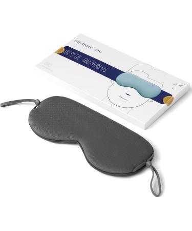 Nitetronic Sleep Eye Mask - Updated Design for Men & Women | Light Blocking & Comfortable | Reduces Puffy Eyes | Gray - Buy Online on GoSupps.com