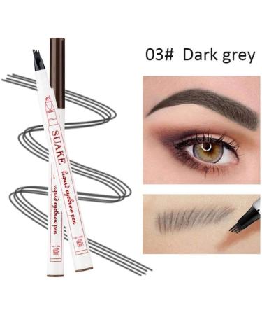 Allbesta 1 x Makeup Microblading Tattoo Eyebrow Pencil Waterproof Tattoo 3d Fine Sketch Eyebrow Tint Stamp - Buy Online on GoSupps.com