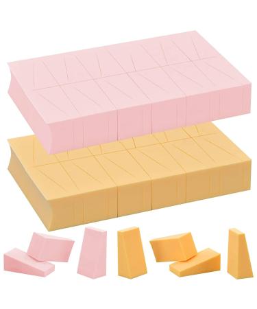 Vesaneae 48 pieces make-up sponge triangle make-up sponge washable make-up sponge wedge face sponge cosmetics sponge makeup sponge small for powder cream liquid