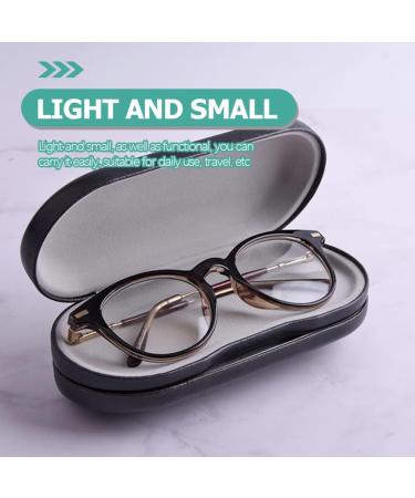 Exceart 2-in-1 Glasses Case with Mirror - Dual Holder for Glasses & Contact Lenses - Travel-friendly & Compact Glasses Box - Buy Online on GoSupps.com