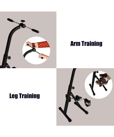 Cozylifeunion Pedal Exerciser for Seniors - Adjustable Hand Arm Leg Knee Recovery Peddler - Home Exercise Bike for Total Body Fitness - Buy Online on GoSupps.com