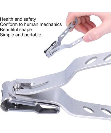 Nail Clipper 360 Degree Rotating Nail Clipper Wide Jaw Opening Stainless Steel Nail Cutter For Thick Nail Fingernail Nail Trimmer(L) - Buy Online on GoSupps.com