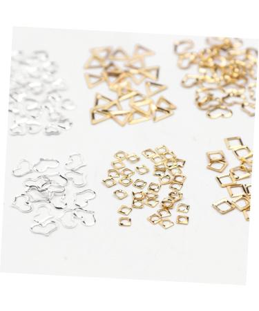 minkissy 6 Boxes DIY Fingernail Patch Manicure Accessories Rhinestones Clay Flower Accessories Bride Appliques Embellishments Nail Decor Gold Decor Rivet Decoration Flash 3d Metal Nail - Buy Online on GoSupps.com
