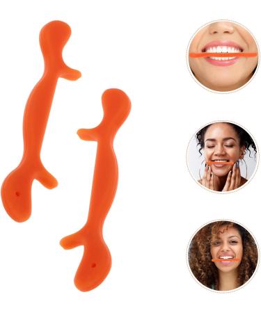Appareil d'Exercice Facial en Silicone Orange Petit Format Entra neur de L vres Ergonomique pour Resserrement des Muscles Bouche Exerciseur Buccal Portable pour Entra nement - Buy Online on GoSupps.com