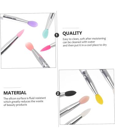AUTSUPPL 10pcs Eye Shadow Brush Mermaid Charms Facial Accessories Makeup Tool Eyeliner Plastic Handle - Buy Online on GoSupps.com